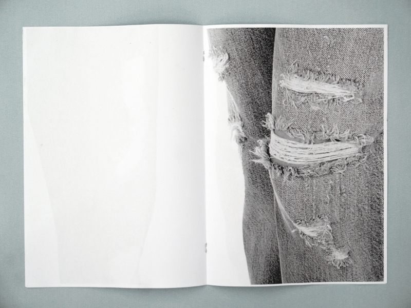 Blue Jeans 17 pages 21 x 30 cm  b/w photocopy  sin