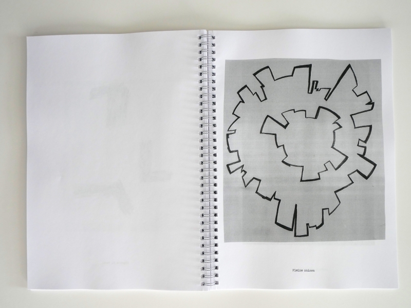 Iceberg 66 pages 21 x 29,7 cm b/w photocopy,  5 pr