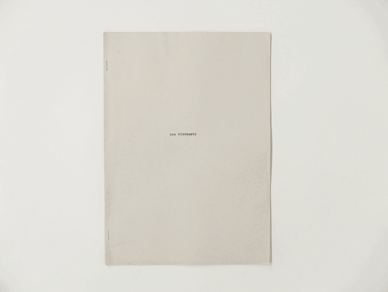 Les Figurants 19 pages 21 x 29,5 cm b/w photocopy 