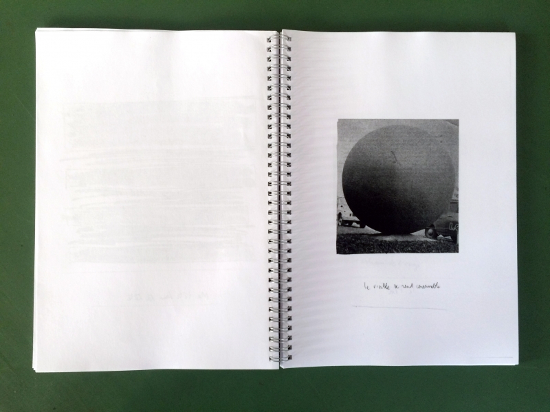 Peinture peinte 95 pages 21 x 29,7 cm b/w photocop