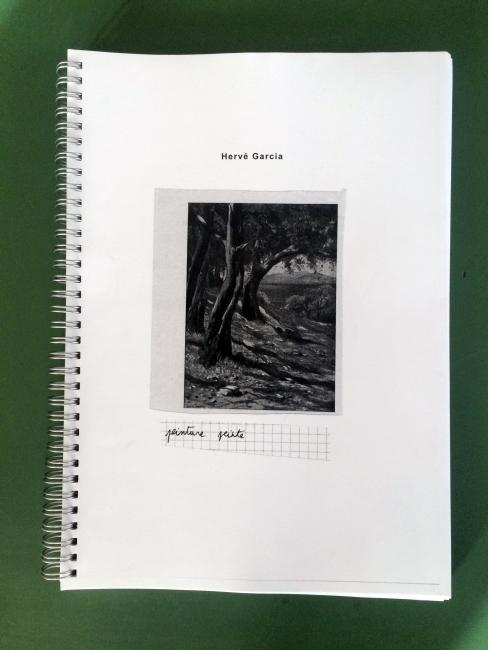 Peinture peinte 95 pages 21 x 29,7 cm b/w photocop