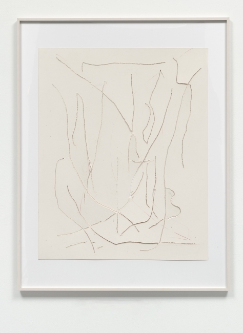 Untitled, 2016 cut cardboard 131 x 102 cm 