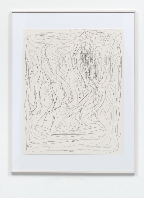 Untitled, 2016 cut cardboard, pencil 131 x 102 cm 