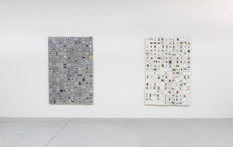 Untitled, 2020 acrylic, lacquer, painted printed i