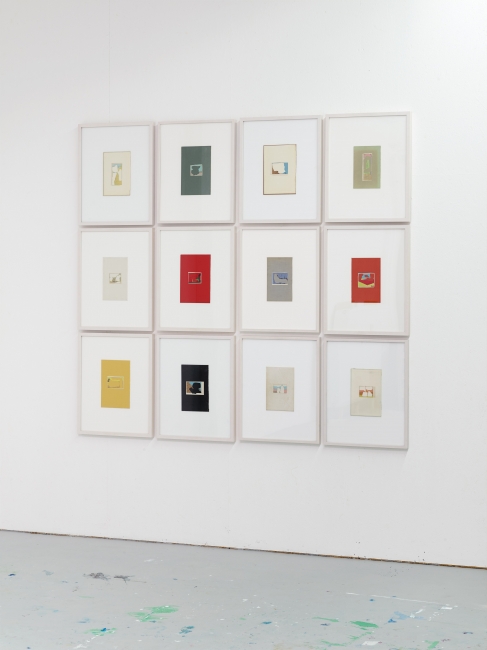 Untitled, 2017 cut out printed picture on book cov