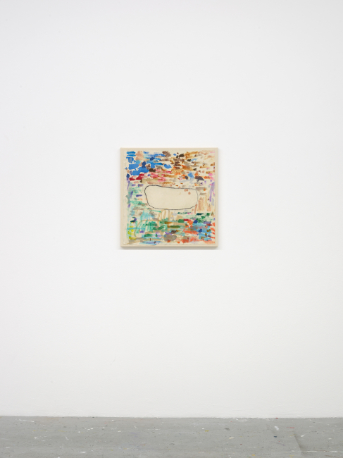 Untitled, 2022 acrylic on canvas  53 x 52 cm