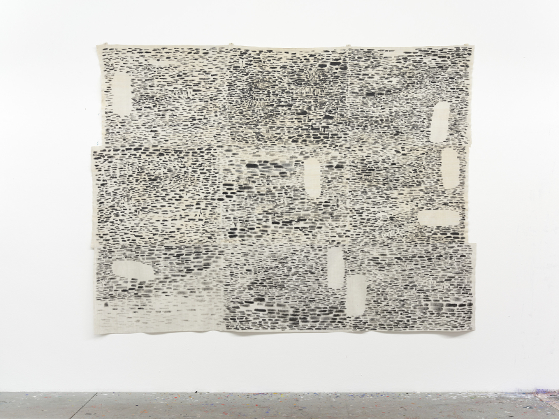 Untitled 2026 acrylic on linen 210 × 280 cm