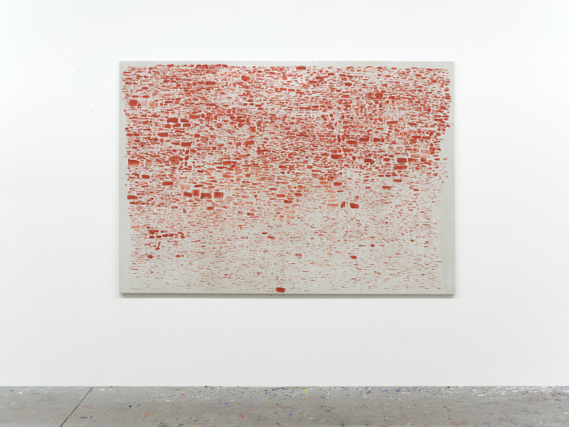 Untitled 2025 acrylic on linen 148 × 212 cm