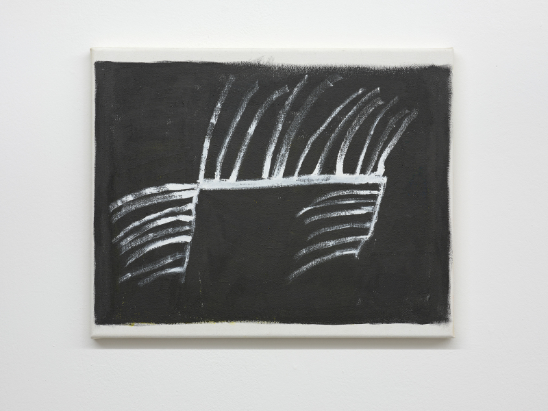 Untitled 2026 acrylic on canvas 40 × 50 cm